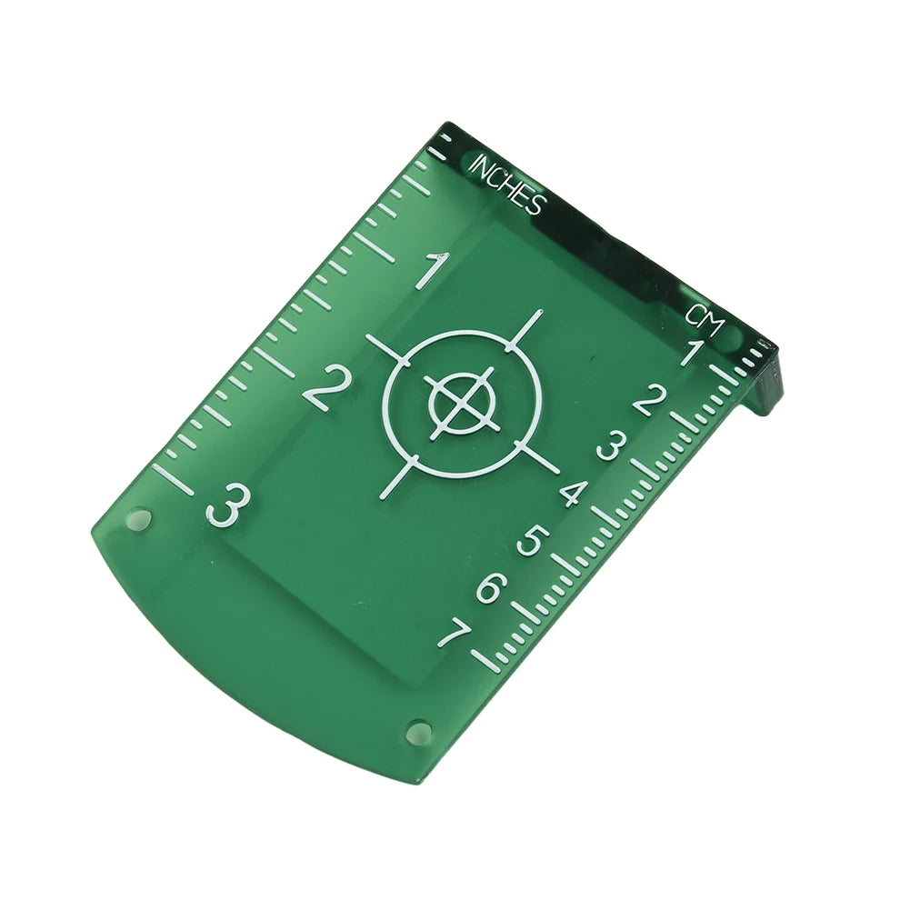 1 X Plastic Lase Target Card Plate Magnetic Base Construction Tools