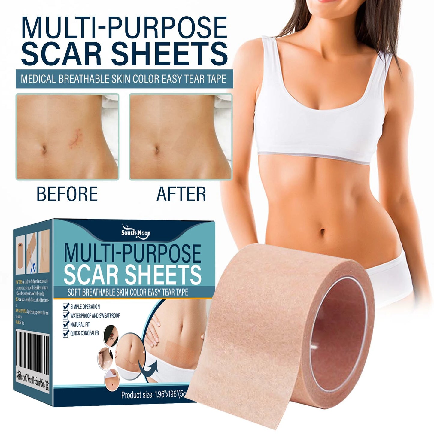 Waterproof Tattoo Cover Up Patches | Breathable Skin Concealer