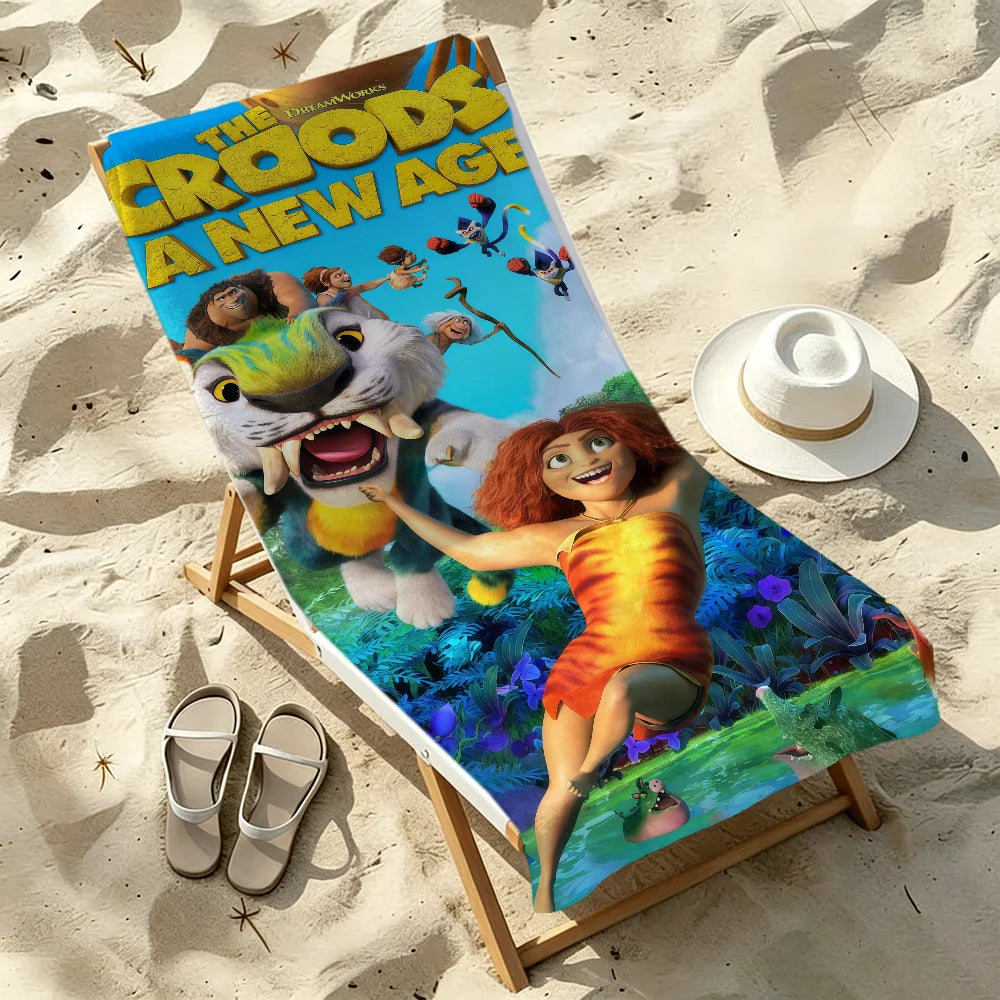 The Croods 2 Quick-Dry Beach Towel | Soft Pool & Travel Towel