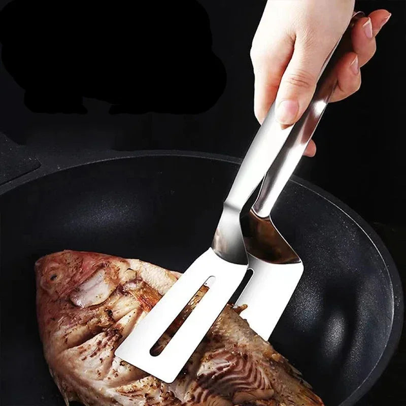 304 Stainless Steel Food Tongs LMulti-purpose Non-Slip Barbecue Tongs Steak Tongs Kitchen Cooking Tools Kitchen Accessories Peaceful Pleasures Health and Wellness