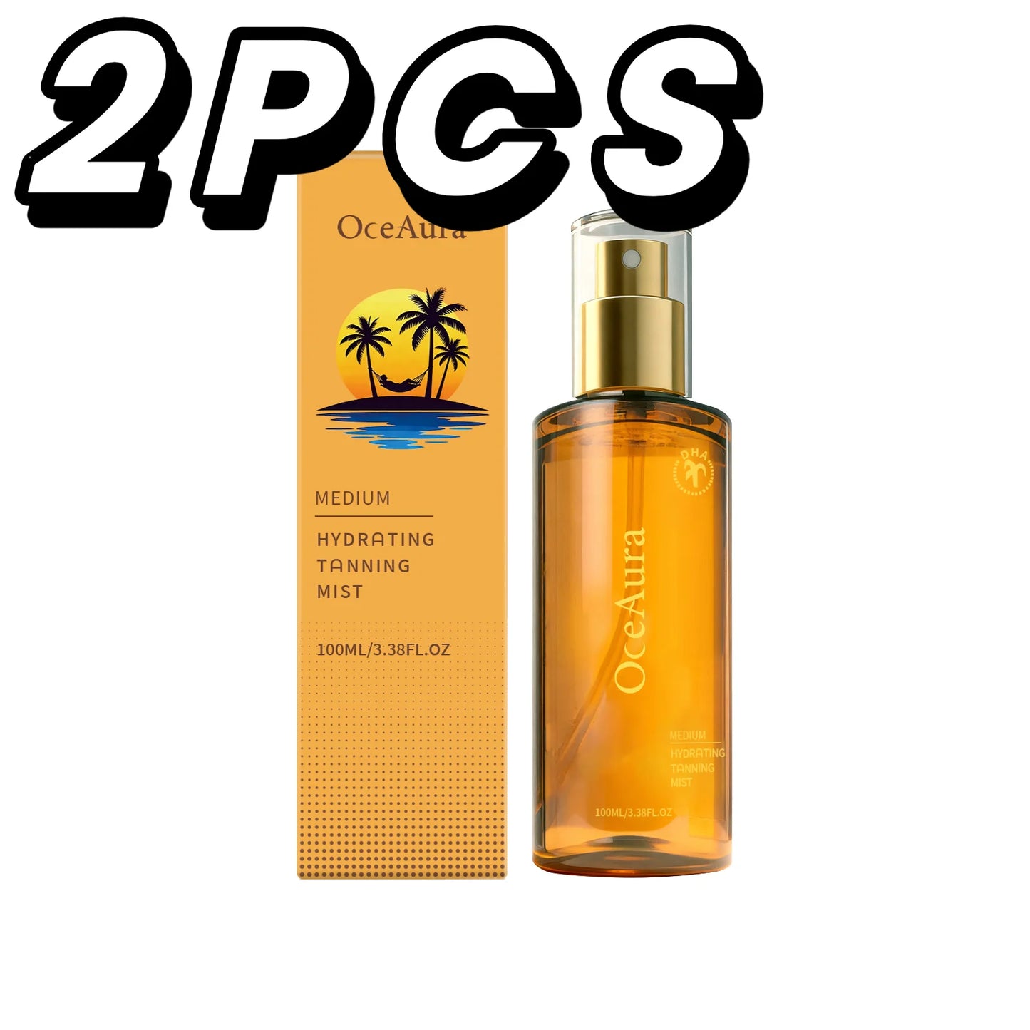 OceAura Hydrating Self Tanner Mist | Medium Bronze Sunless Tan
