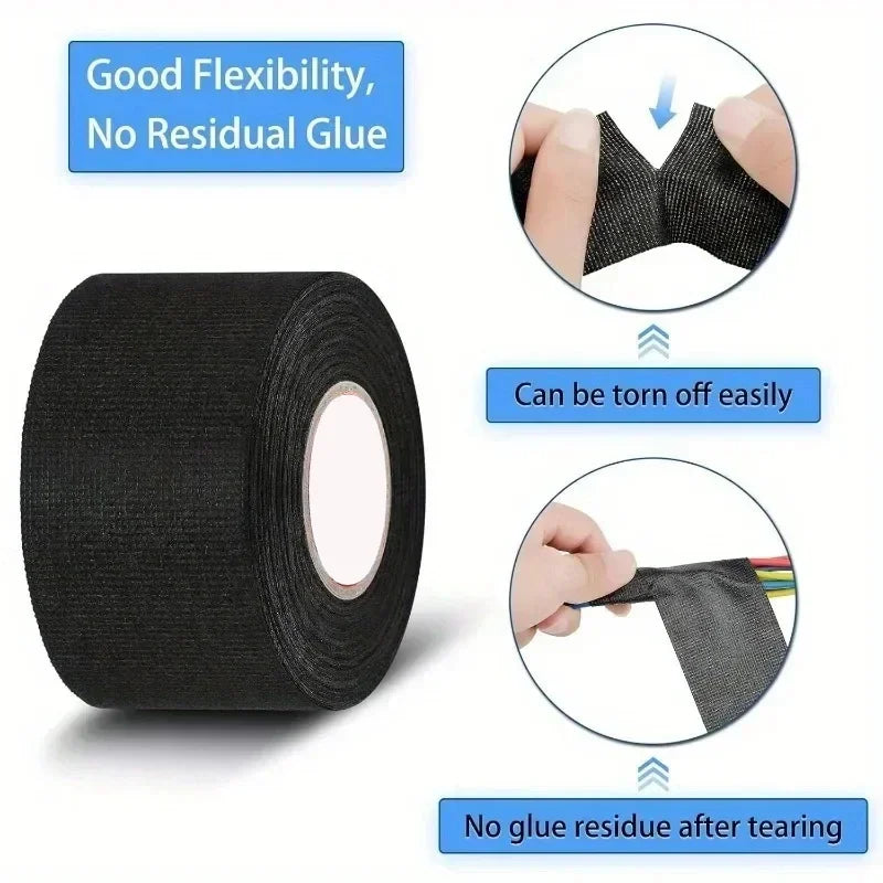 Automotive Wiring Loom Fabric Cloth Tape – Heat Resistant