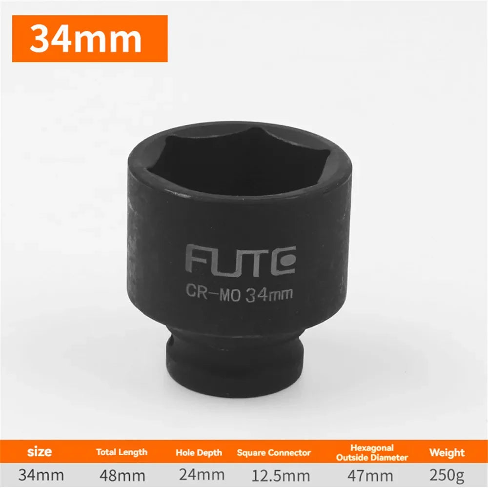 1/2" Drive Impact Socket Square to Hex Adapter | Cr-V Steel