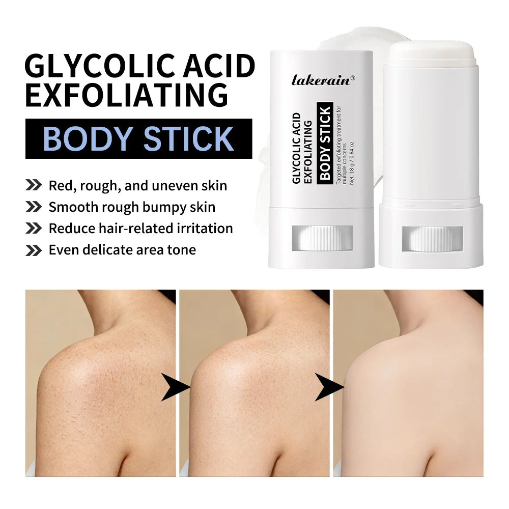 Body Effective Exfoliation Stick Glycolic Acid Exfoliating Deep Exfoliation Nourishing Moisture Deep Hydration Skincare Peaceful Pleasures Health and Wellness