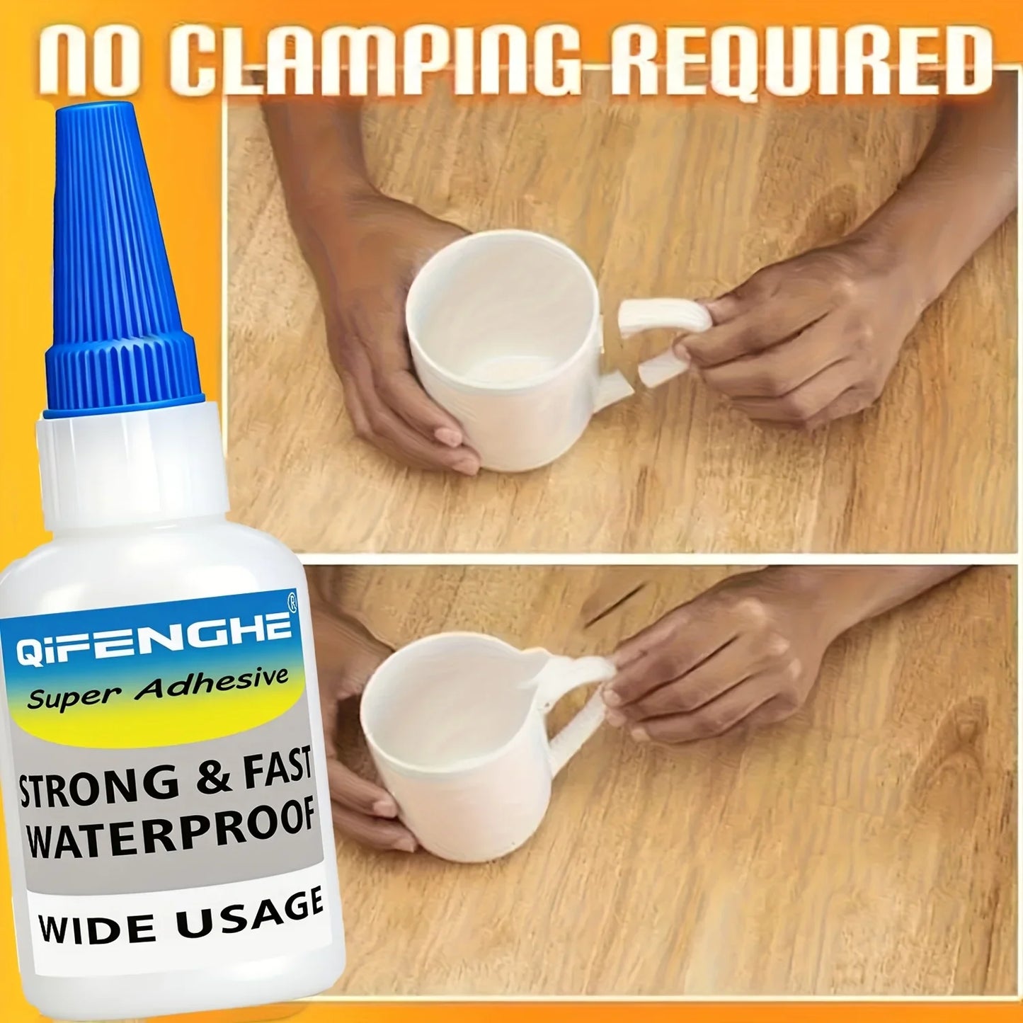 Super Strong Instant Glue – Fast-Drying Clear Waterproof Adhesive