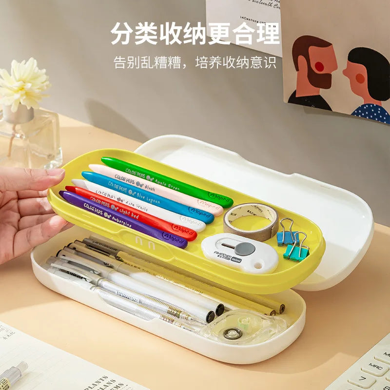 Bview Art Student Pencil Case Children's Simple Ins Lovely Large