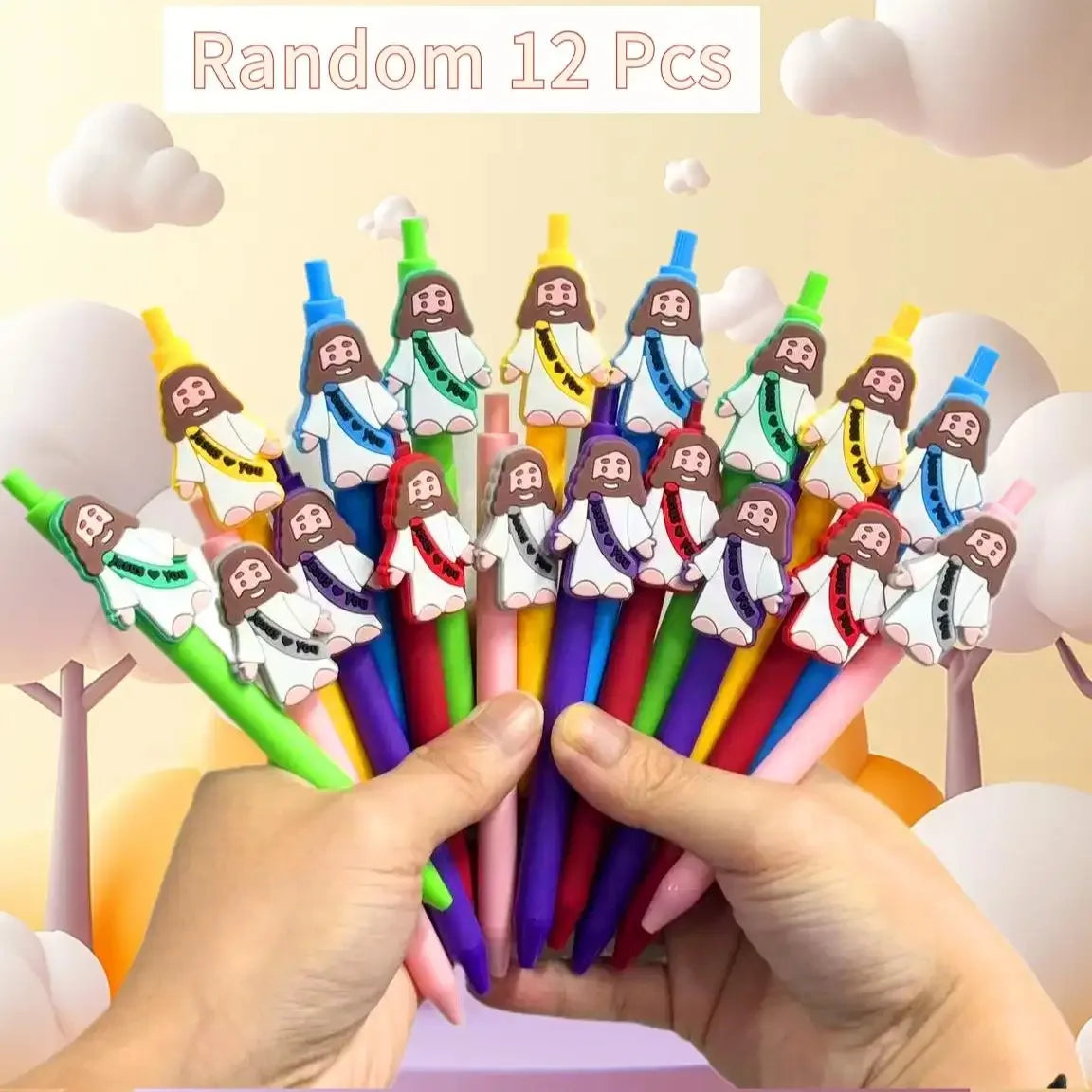 Jesus Faith Theme Ballpoint Pens – Party Gifts & Rewards (6-18 Pc)