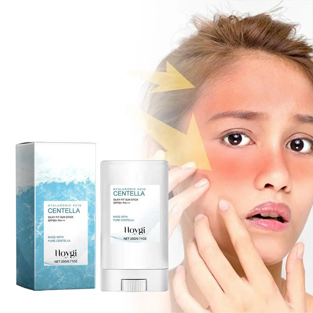 Hyaluronic Acid SPF50 PA Sunscreen Stick – Lightweight Moisturizing Face Sun Stick Peaceful Pleasures Health and Wellness