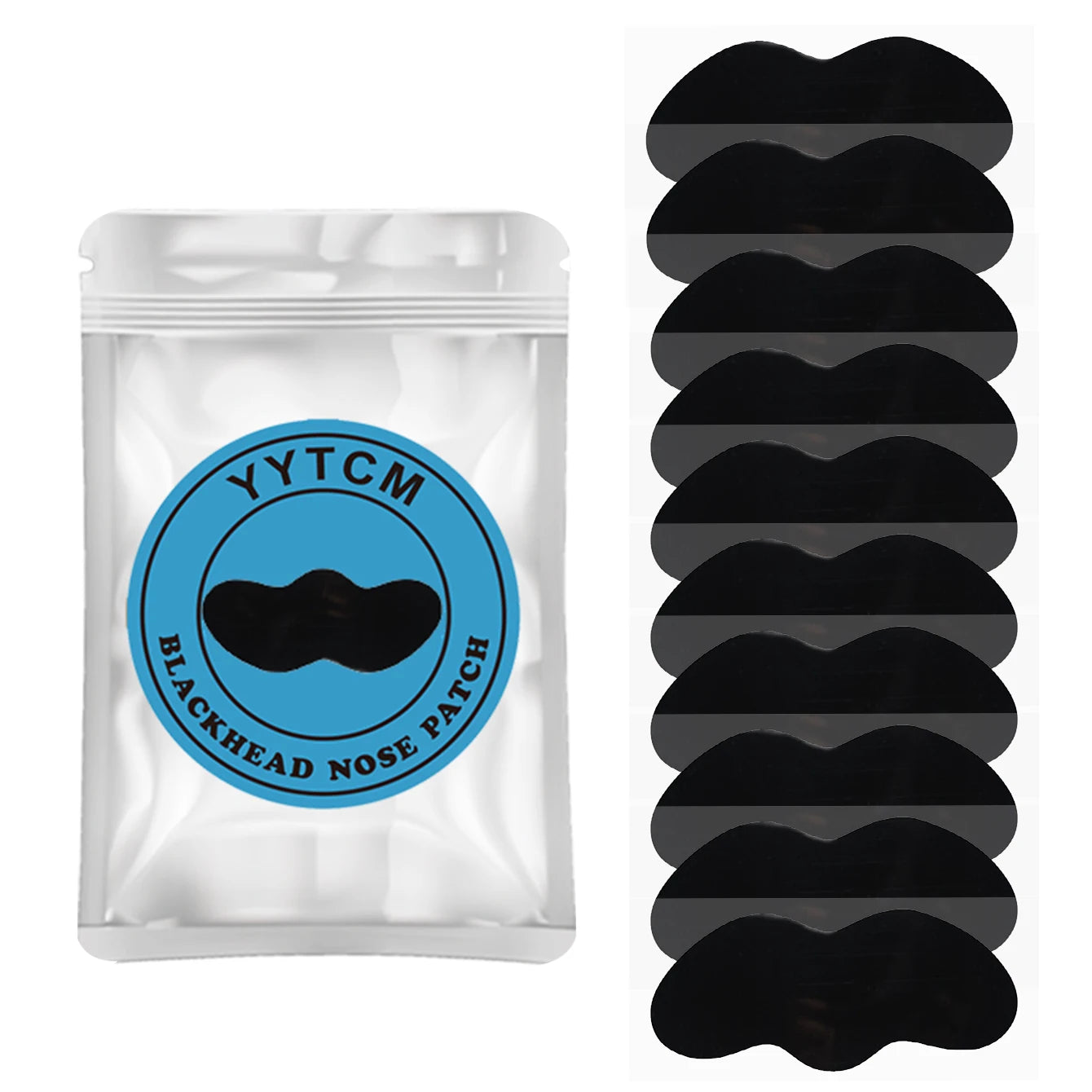 Large Size Black Nose Strips Bamboo Charcoal Blackhead Remover Deep Cleansing Pore Strips for Nose Care 5/10/15/20/30/50/100pcs Peaceful Pleasures Health and Wellness 10pcs small size
