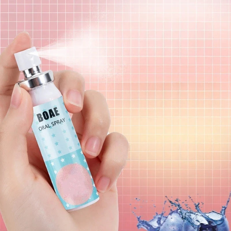 Blueberry Oral Breath Freshener Spray 17ml Cartoon Design 2pcs