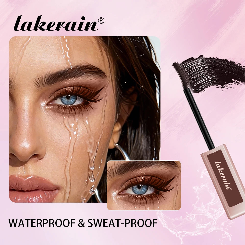 Lakerain Lengthening Volumizing Mascara Fan Shaped Makeup Effect Long Lasting Clump-Free Lashes Suitable for All Skin Tones Peaceful Pleasures Health and Wellness