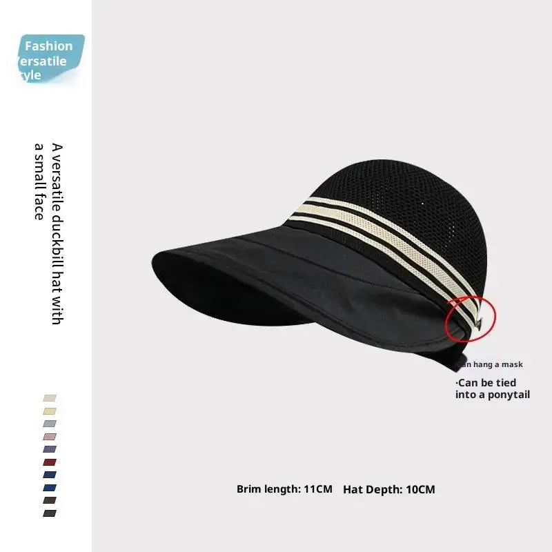 Women's Wide Brim Straw Sun Hat – Breathable UV Protection