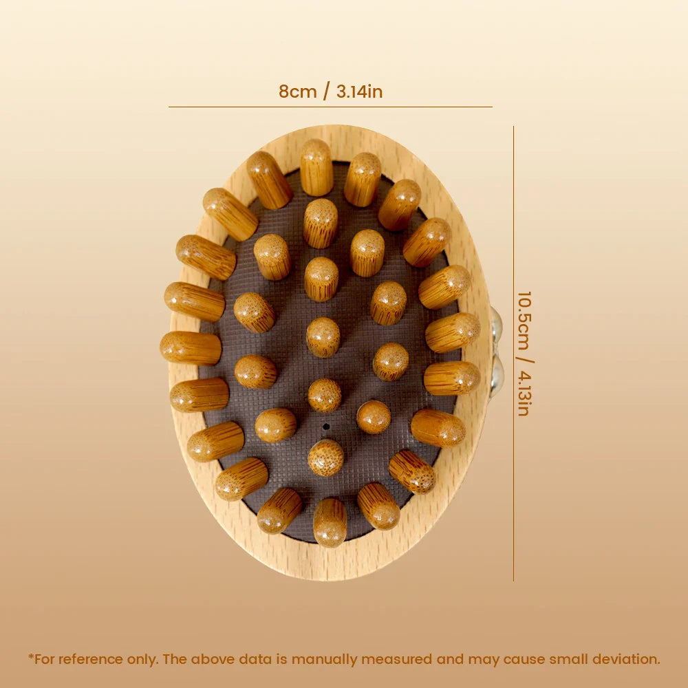 Wooden Gua Sha Massage Comb – Full Body Meridian Massager