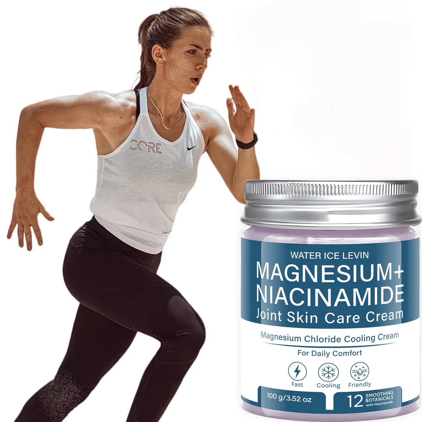 Magnesium Chloride Cooling Body Cream – Niacinamide & Bee Venom