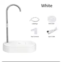 Electric Drinking Water Pump Automatic Water For Gallon Drinking Water Bottle Pump For Home Office Portable Cold Water Peaceful Pleasures Health and Wellness white-1
