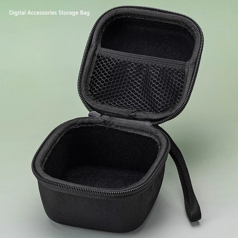 EVA Earphone Case Square Portable Storage Bag for 3C Electronic Devices Bluetooth Earphone Case Peaceful Pleasures Health and Wellness