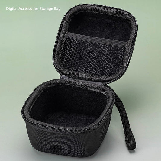 EVA Earphone Case Square Portable Storage Bag for 3C Electronic Devices Bluetooth Earphone Case Peaceful Pleasures Health and Wellness