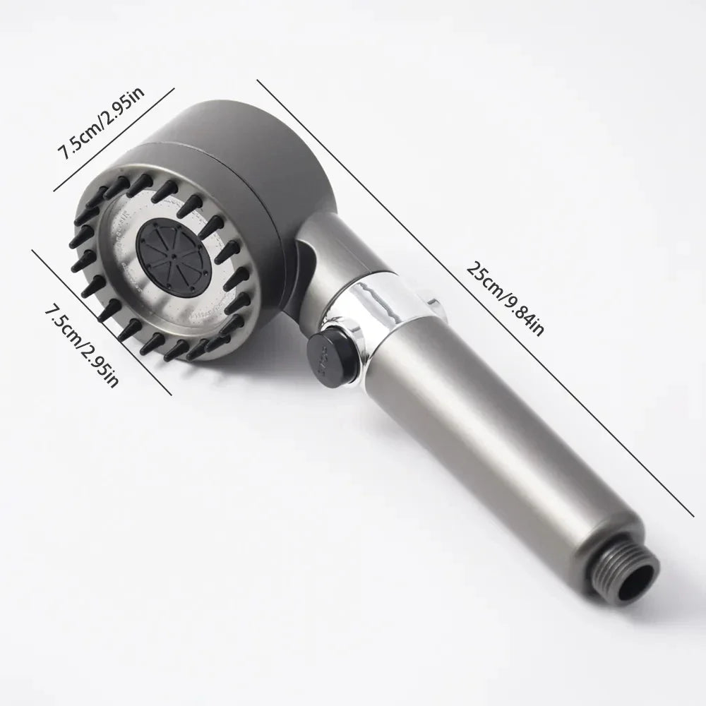 3-Mode High Pressure Handheld Shower Head Set with Filter