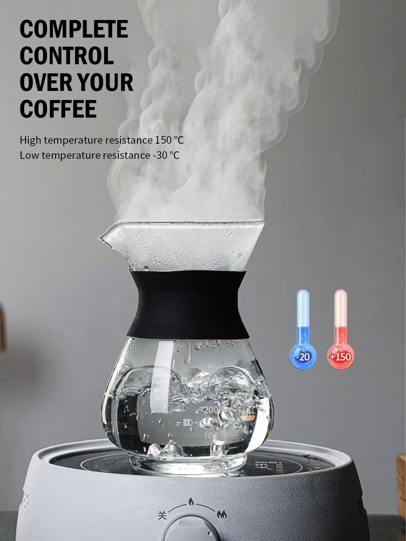 Pour Over Coffee Brewer with Stainless Steel Coffee Filter, Dripper Coffee Maker Pour Over with Thermal Insulating Peaceful Pleasures Health and Wellness