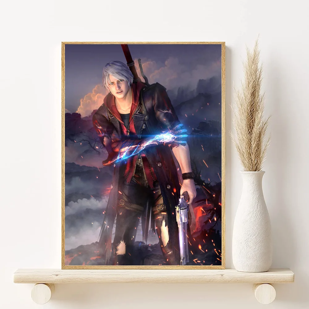 Devil May Cry Anime Poster HD Waterproof PVC Wall Art Decor