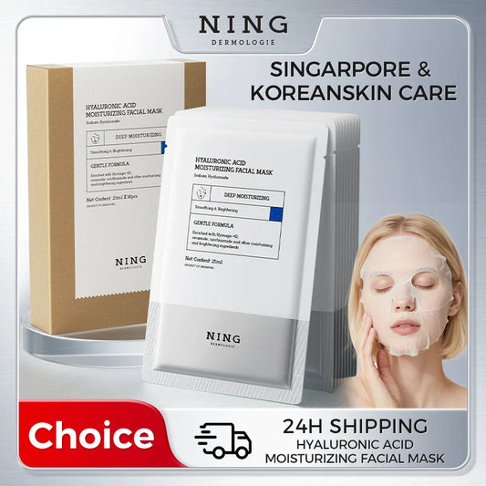 NING DERMOLOGIE 4D Hyaluronic Acid Sheet Mask – Niacinamide Hydrating Sheet Mask Oasis Select