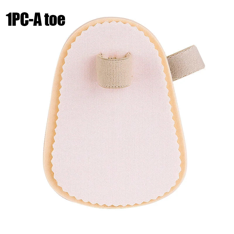 1 Pair Toe Splitting Forefoot Pad Toe Rotation Overlapping Hammer Toe Breathable Absorbing Abrasion Resistant Front Foot Pad Peaceful Pleasures Health and Wellness Single toe