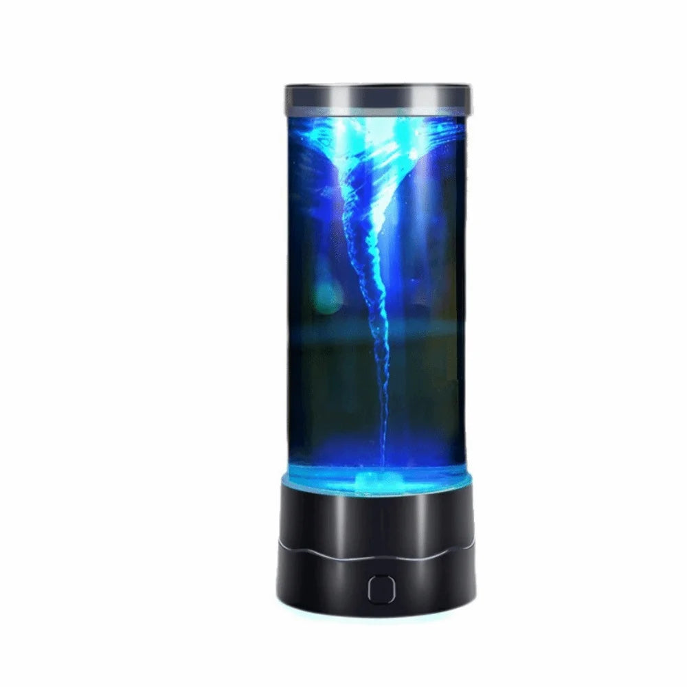 LED Tornado Mood Lamp – 7-Color Changing USB Night Light