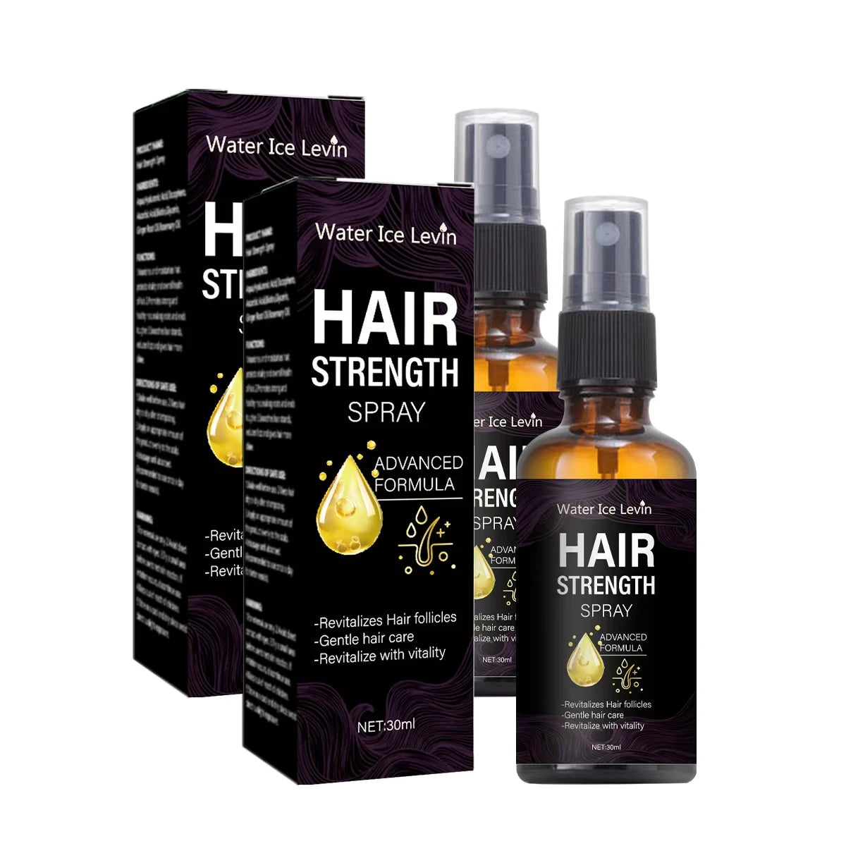 Biotin & Ginger Oil Hair Strength Spray – Frizz Control Mist