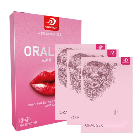 Disposable Oral Barrier Dam Set | Hygienic Intimate Protection Intimate Barrier Dam Peaceful Pleasures Health and Wellness