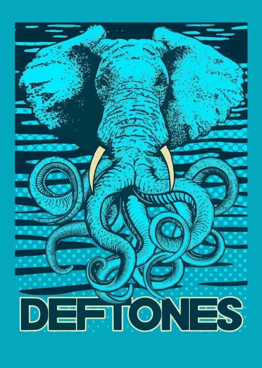 Classic Rock Metal Band Deftones Music Album Posters and Prints Canvas Painting Wall Art Pictures for Club Room Home Decor Peaceful Pleasures Health and Wellness DM9-21 50x70cm Unframed