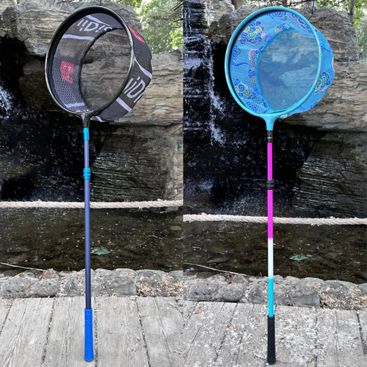 Portable Fishing Landing Net Convenient to Operate Powerful Design Outdoor Tools Suitable for Fishing on Boat River Peaceful Pleasures Health and Wellness