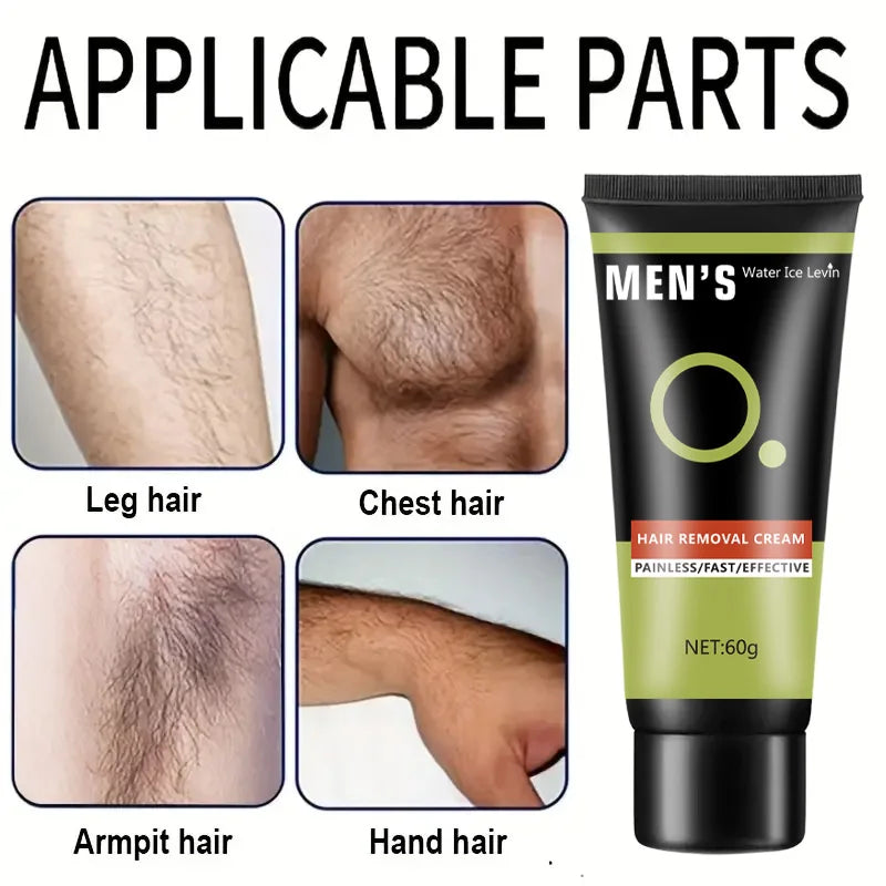 Hair Removal Cream – Arms, Chest & Underarms | 60g