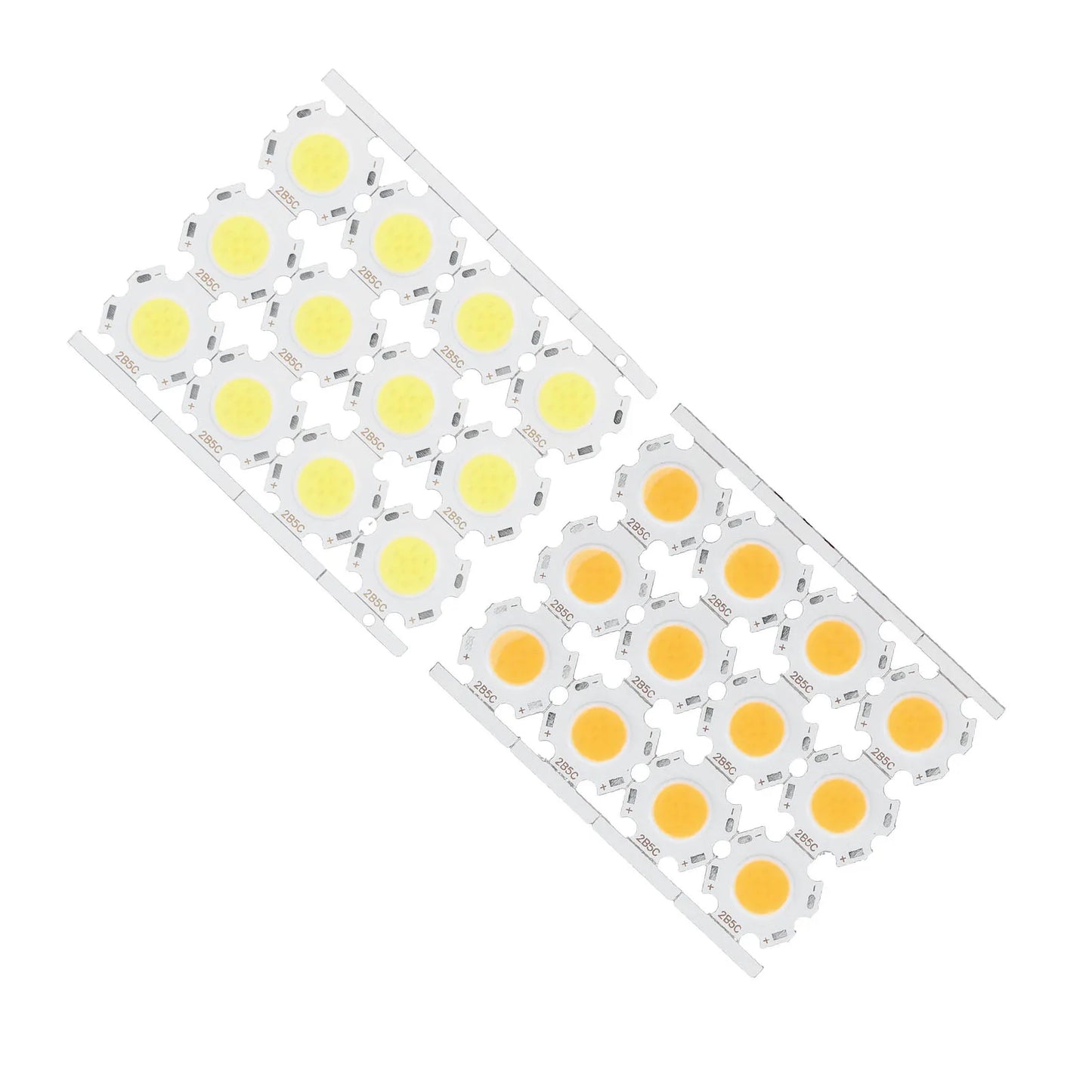 COB Light Emitter COB Light Chip No Stroboscopic Indoor Lighting Round LED Chips Uniform Luminescence and No Dazzling for Lamp Peaceful Pleasures Health and Wellness