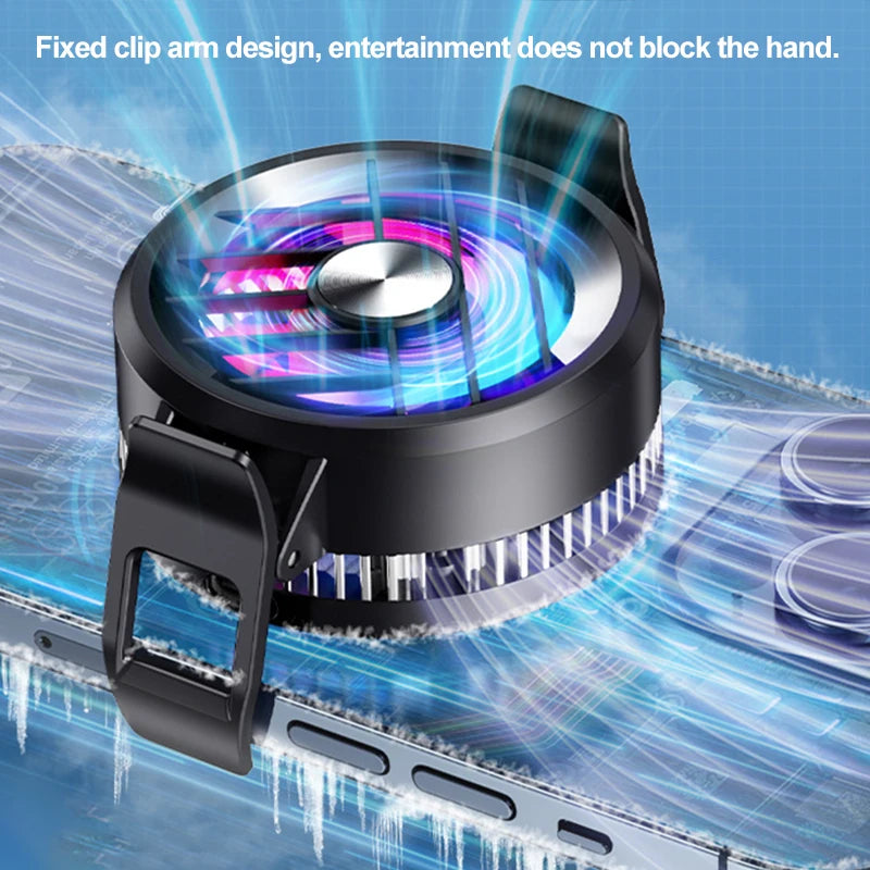 Processor Cooler For Mobile Phone Radiator Phone Cooler Fan Cell Cooling Plate Cooler Gamer For Cell Phone Cooler Cellular Fan Peaceful Pleasures Health and Wellness