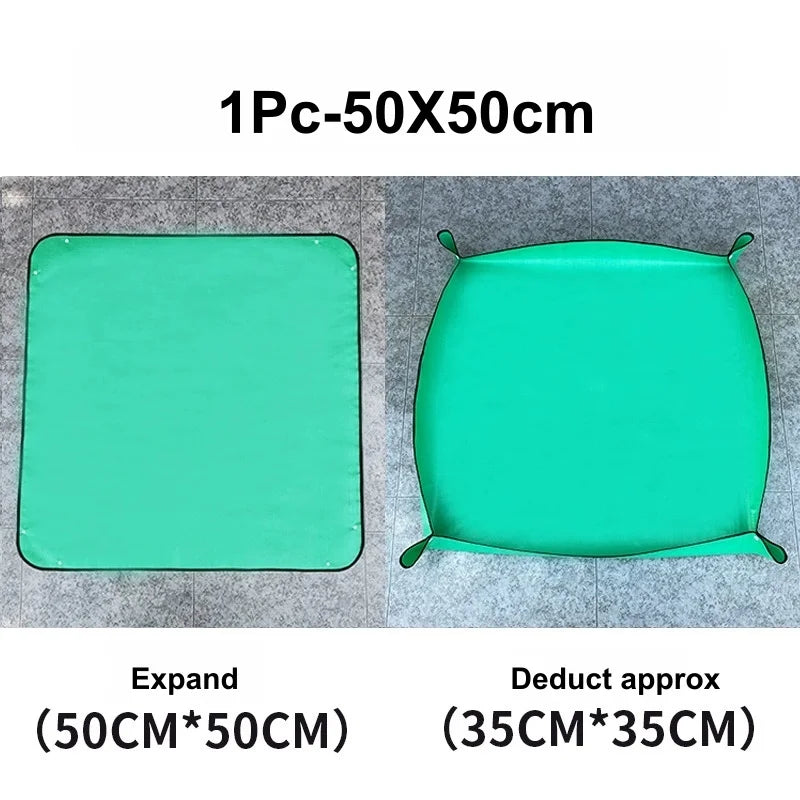 Waterproof Repotting Mat – Potting Tray for Plants & Succulents Plant Repotting Mat Peaceful Pleasures Health and Wellness 50X50cm