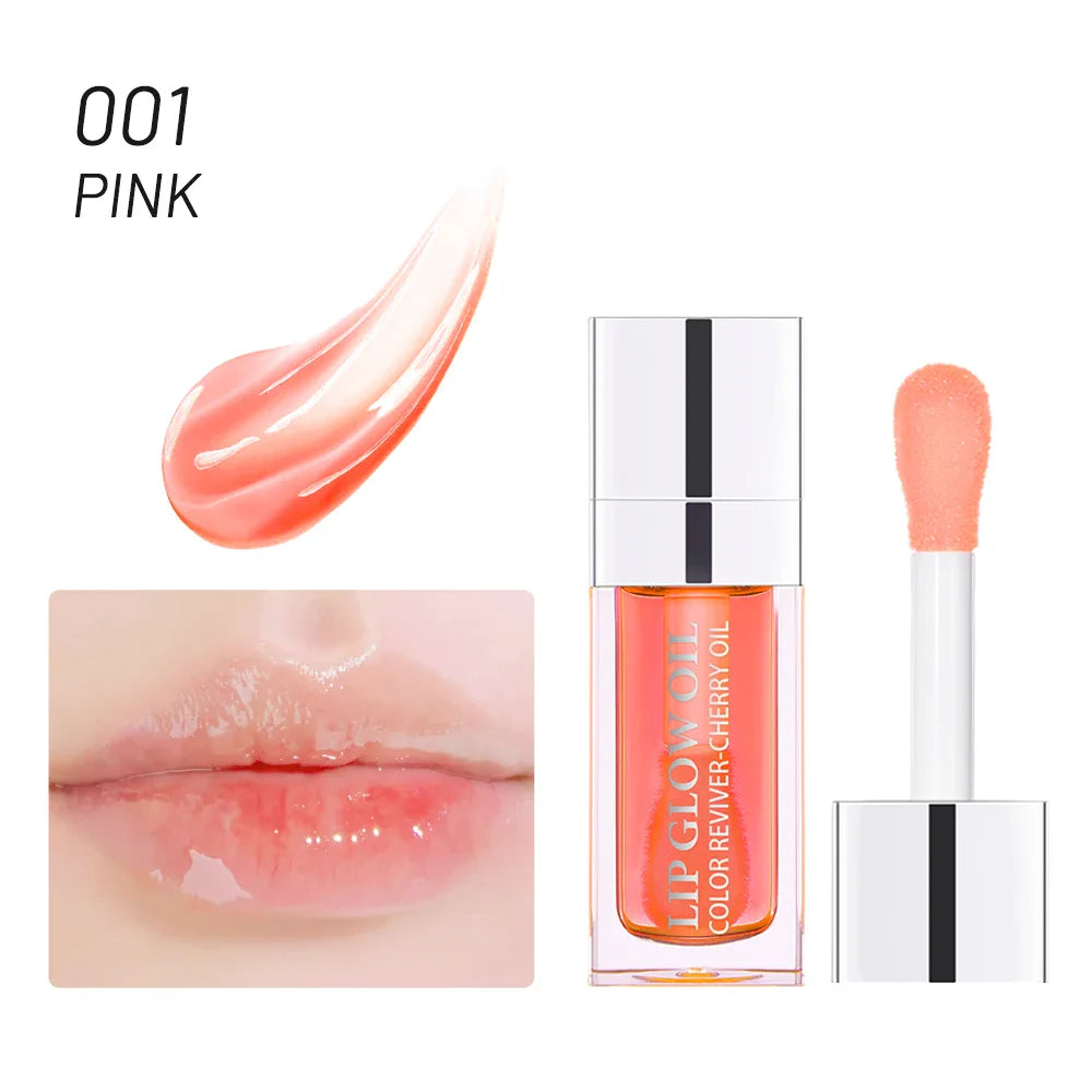 Tinted Lip Glow Oil – Plumping & Moisturizing Lip Gloss 6ml