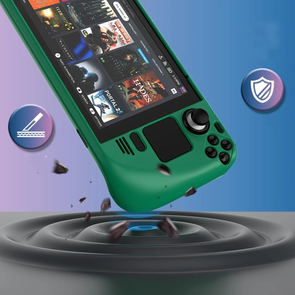 Suitable For Steam Deck Skin-Friendly Feel For Steam Deck Oled Colorful PC Protective Case With Stand Game Console Accessories Peaceful Pleasures Health and Wellness