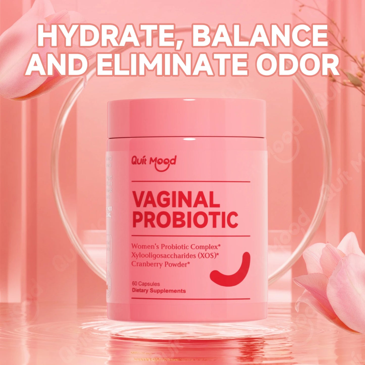 Women’s Probiotics with Prebiotics & Lactobacillus – pH Balance, Healthy Flora & Odor Control | 60 Count Peaceful Pleasures Health and Wellness