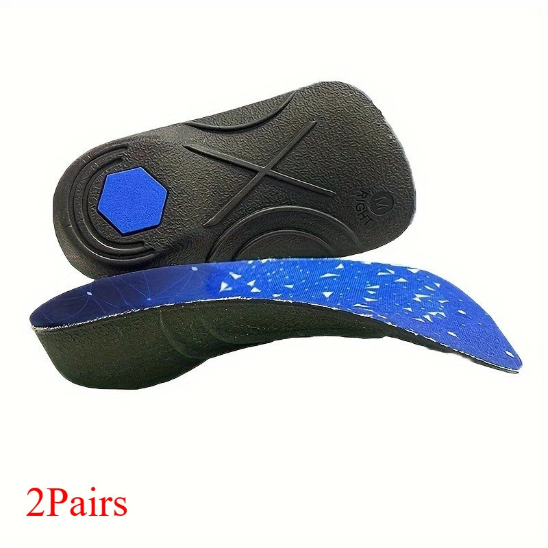 Men Women 3/4 Arch Support Sport Insoles Orthotic Heel Inserts Comfort Breathable Durable Shoe Insert for Daily Use & Most Shoes Peaceful Pleasures Health and Wellness L-2pairs