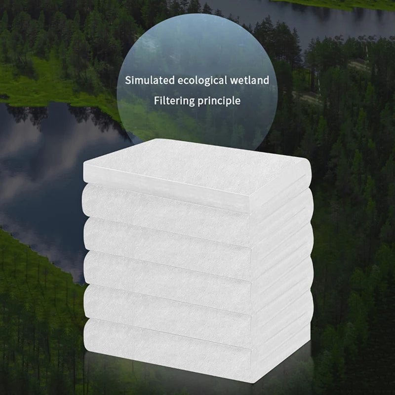3CM Thick X Width 10CM X Length 1M Aquarium Filter Biochemical Filter Sponge For Aquarium Fish Tank Bio Cotton Foam Skimmer Peaceful Pleasures Health and Wellness