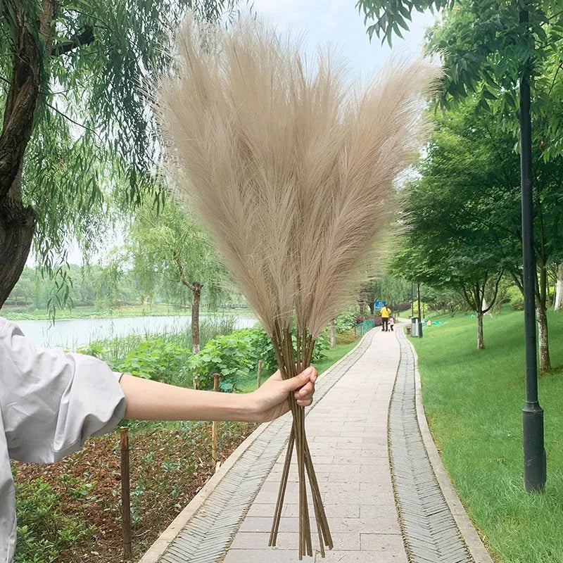 Large Silk Pampas Grass Artificial Flowers 100–120cm | Home & Wedding