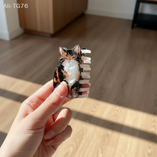 Adorable Animal Hair Claw Clips – Mammoth, Cat & Chameleon Animal Hair Claw Clip Peaceful Pleasures Health and Wellness