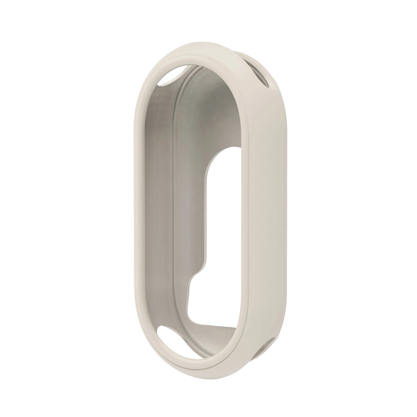 Silicone Case for Xiaomi Mi Band 8/9/10 NFC Shockproof Cover Peaceful Pleasures Health and Wellness Ivory For Mi Band 8 9 10