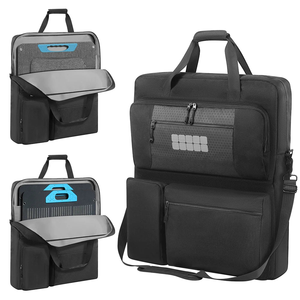 Solar Panel Carrying Case Compatible with BLUETTI 100W 200W Waterproof Black Solar Panel Storage Bag For EcoFlow 110W 160W 220W Peaceful Pleasures Health and Wellness