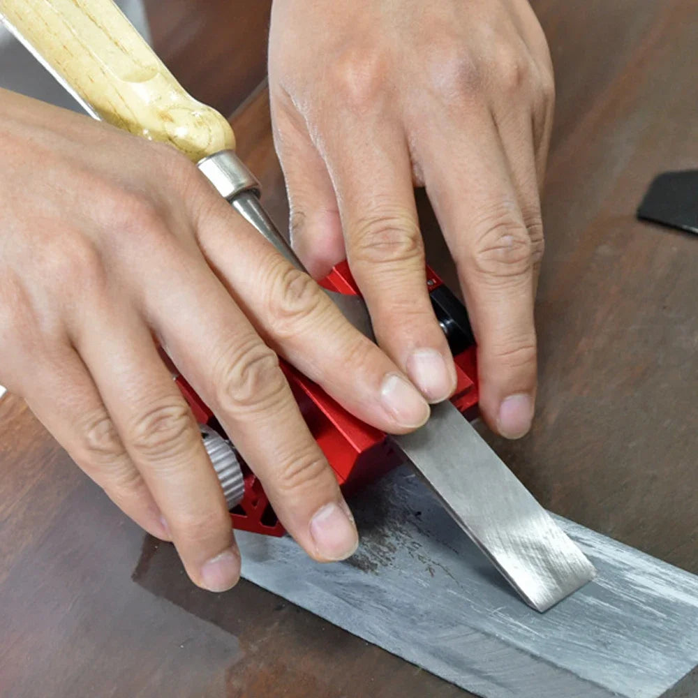 Manual Knife Sharpener Metal Abrasive Tools Sharpening Jig Angle