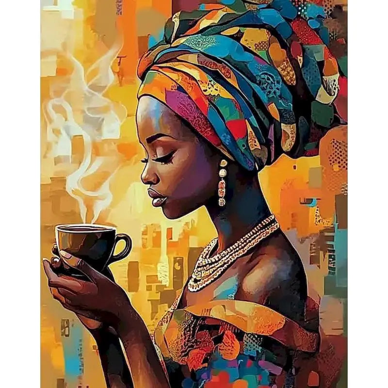 Paint by Numbers Woman Figure Kit – 60x75cm Canvas DIY Art Paint by Numbers Kit Peaceful Pleasures Health and Wellness 111-2 40x60cm Unframed