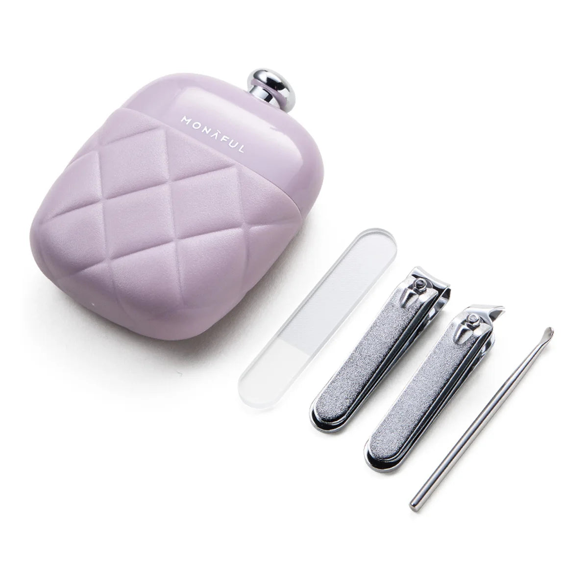 Nail clippers 4-piece home manicure portable file tool Stylish and beautiful nail clipper set Peaceful Pleasures Health and Wellness