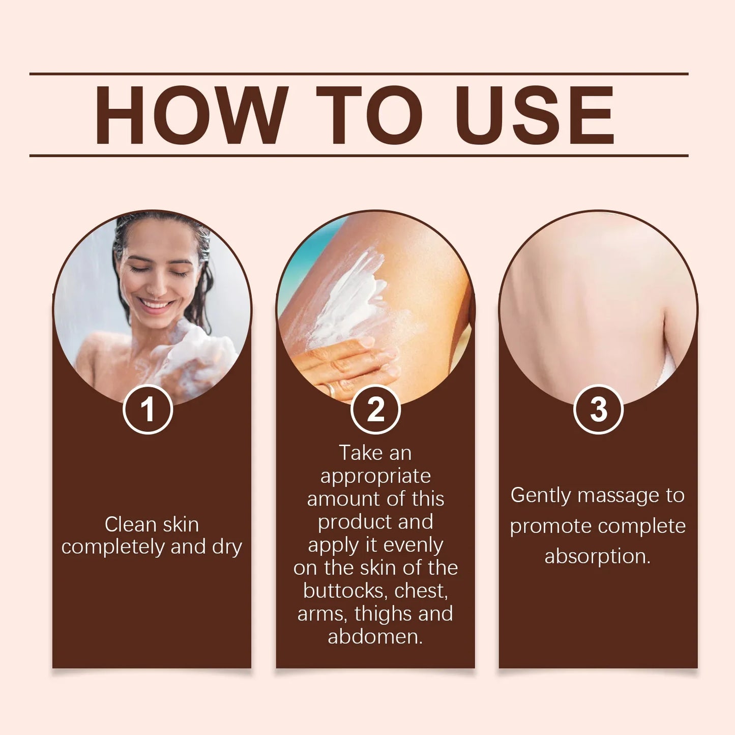 OCEAURA Coconut Oil Body Moisturizing Cream 80g | Firm Skin