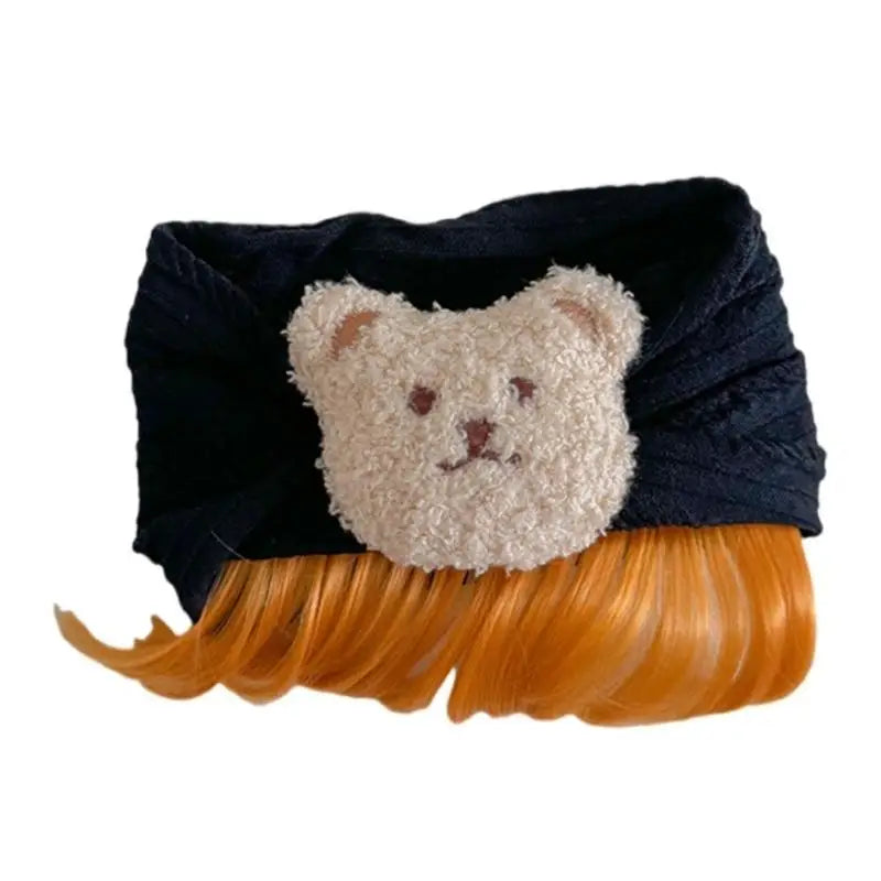 Baby Girl Bear Bangs Headband | Cute Toddler Hairband Ages 1–3