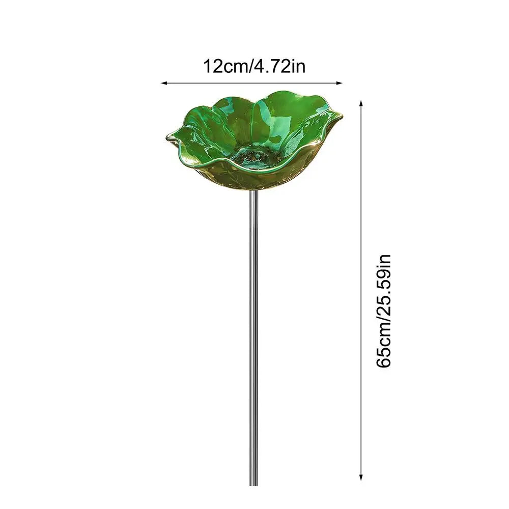 Standing Bee Feeder Flower Bird Bath | Outdoor Garden Decor